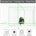 360° Professional Self-Leveling Cross-Line Laser Level
